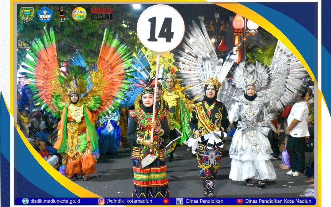 DINAS PENDIDIKAN IKUT MEMERIAHKAN MADIUN NIGHT CARNIVAL