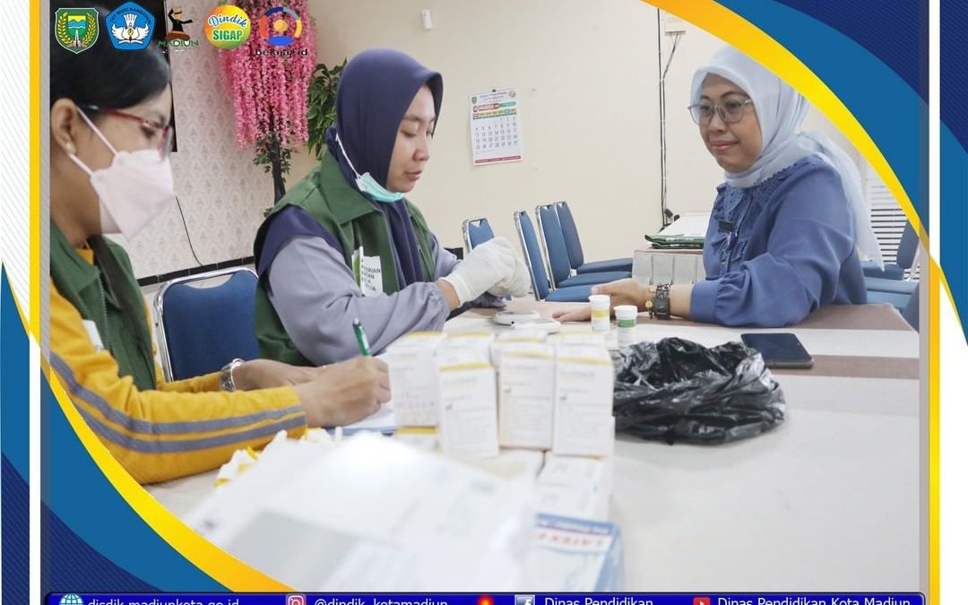 DINKES GELAR SKRINING KESEHATAN UNTUK PEGAWAI DINAS PENDIDIKAN KOTA MADIUN